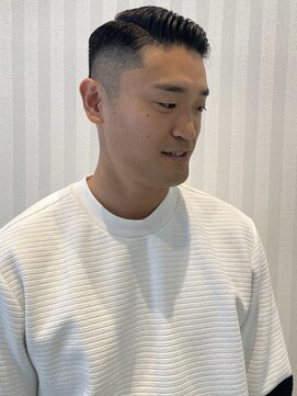 エルエフェ(EL JEFE) 【スキンフェード×サイドパート】［東中野］［バーバー］