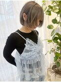 mint☆透明感ミントベージュ☆ブリーチしたいかも