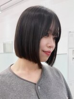 ニトバイアンキシム(nit by ahnkism)&nbsp;切りっぱなしボブ/ストレートボブ/髪質改善