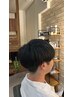【ご新規様 ★平日限定】貸切大人メンズカット+炭酸プチヘッドスパ(5分)