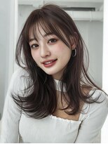 アブニール 柏たなか店(AVENIR)&nbsp;ダークパープル/ナチュラルショート/夏のヘアアレンジ/柏たなか