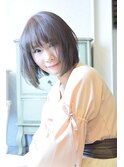 ふんわりナチュラルボブ♪