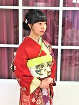 デザインヘアー ピアジェ 橿原店(DESIGN HAIR PIAGET) ☆２０１９年度（３１年度）ピアジェ成人式☆やっぱり人気の赤♪