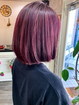 オンリエド ヘアデザイン(ONLIed Hair Design)&nbsp;【ONLIed】ブリーチオンカラー・カシスバイオレット