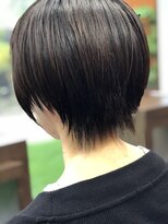 ハーモニックサロン キュア(harmonic salon Cure) ショートスタイル/アッシュブラック/福山市