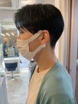 バイフィフス 原宿/表参道(by fifth)&nbsp;◇センターパート ニュアンスパーマ 黒髪 ツーブロック