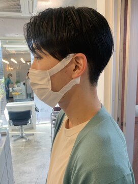 バイフィフス 原宿/表参道(by fifth) ◇センターパート ニュアンスパーマ 黒髪 ツーブロック