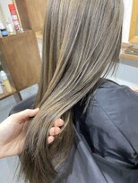 シュクルヘアー(Sucre Hair)&nbsp;艶髪＊ハイライトカラー＊グレージュ
