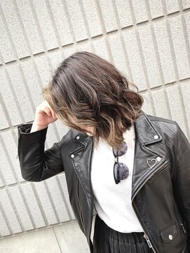 ステアケース 武蔵小杉店(stair:case) 【助川】フェイスハイライト/白髪ぼかし/20代30代40代ヘア