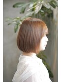 お手入れ簡単♪ハイトーン王道ショートボブ◎/横浜髪質改善