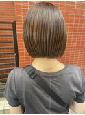 切りっぱなしボブ