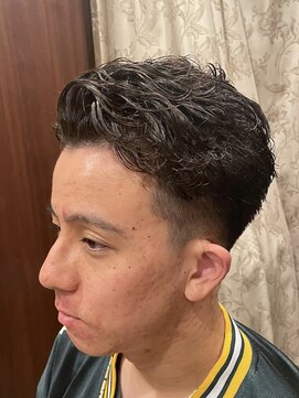 ヒロギンザ 新橋日比谷口店(HIRO GINZA) オールバック風パーマ！