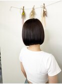 《佐藤遥》韓国風クールボブ/髪質改善/グレージュ/本厚木