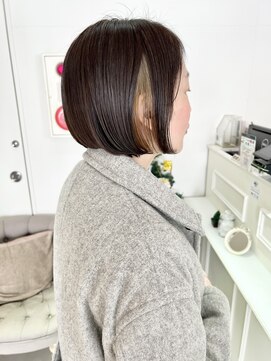 バブ バイネオリーブ(Bab by neolive) シナモンベージュ ボブ インナーカラー