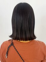 アイティーバイアルバム 北千住店(IT by ALBUM)&nbsp;オリーブブラウン_ピンクブラウン切りっぱなしボブ_ba476501