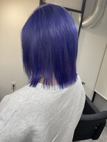 ラフ 難波店(LAFF)&nbsp;#黒髪#ボブルフ#ネビージュ#小顔#ワンレン