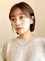 セイドット リー(Say. Ree)&nbsp;say.ボブミニボブ切りっぱなしボブ前髪パーマ黒髪ベージュ田代