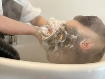 エンクル ヘアサロン(encle hair salon)の写真/癒しのリラクゼーションヘッドスパ。＋αアロマの香りで日々の疲れを癒しに一度体験してみて下さい☆