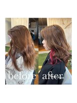 スミカ(sumica)&nbsp;#夏カラー #インナーカラー #レッドピンク