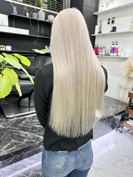 チュダック(ChuDuck) 韓国風《ホワイト》ハイトーン/ケアブリーチ/ダブルカラー