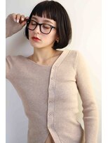 シーエヌナカオ イオン有松店(cn-nakao) 結べるボブ大人可愛いウェーブミディアム艶感前髪こなれヘア