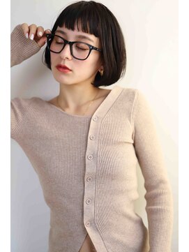 シーエヌナカオ イオン有松店(cn-nakao) 結べるボブ大人可愛いウェーブミディアム艶感前髪こなれヘア