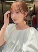 熊本 ショートボブ 韓国風 お呼ばれアレンジ Arisa.