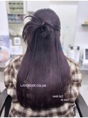 ラベンダーカラー/ヘアセット/ヘアアレンジ