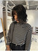 山本/ボブパーマ無造作ニュアンスウェーブ切りっぱなし吉祥寺