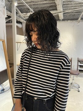 コフィー バイ メルト 吉祥寺(cofy by melt) 山本/ボブパーマ無造作ニュアンスウェーブ切りっぱなし吉祥寺