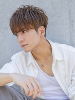 シティ(CITY)&nbsp;小久保styleフェザーパーマフェザーショートグレーエンドカラー