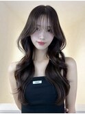 ロングレイヤーハイレイヤー韓国レイヤーハッシュカット渋谷