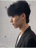 カット/ニュアンスパーマ/センターパート/池袋メンズカット