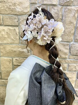 ゼストソエル(ZEST soell) ダウンスタイル　編み下ろし　ヘアアレンジ【立川/soell/水島】