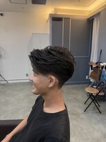 メンズサロン ウェーブ(men's salon WAVE)&nbsp;【パーマ】フェザーパーマ/フェザーセンターパート