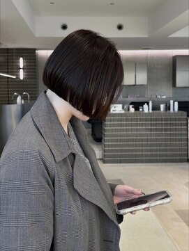 ボブ/タッセルボブ切りっぱなしボブ