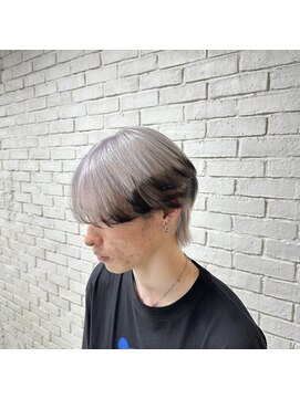 ホワイト/エンドカラーブラック