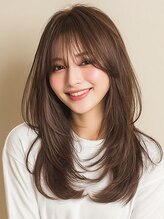 エレラビューティー(ELERA beauty)&nbsp;レイヤーカット/顔まわりカット/ナチュラルブラウン