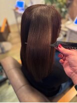 ヘアアトリエ ナイン(hair atelier nine)&nbsp;ヘッドスパ/チェリーレッド/ハイレイヤーウルフ/髪質改善/福島市