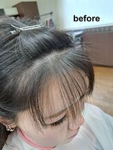 びゃんびゃん 江端店&nbsp;生えグセ矯正/クロスパーマ/大人ガーリー/似合わせカット