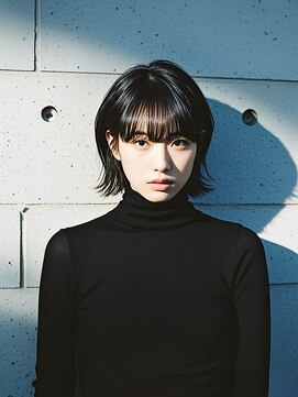 エイチ ウルフカット 大阪梅田(811) ミニボブショートウルフマッシュショートハッシュカット40代