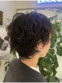 ショートウルフパーマ &nbsp;ショートパーマ 癖毛風パーマ