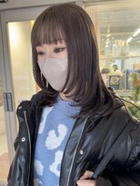 ムーン バイ ケンジ(moon by KENJE)&nbsp;asuna/グレージュ/ミディアムレイヤー