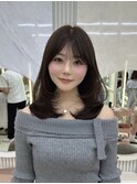 王道モテ韓国ミディアムレイヤー