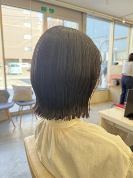 サンド 鹿児島中央(sand) 切りっぱなしボブ