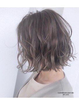 ソーエン バイ ヘッドライト 西葛西店(soen by HEADLIGHT) Moana西葛西#ブリーチ無し透明感カラー#パーマボブ