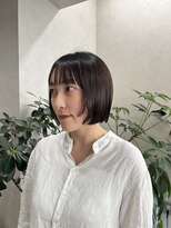 クム 横浜(qumu) 【qumu saki】ミニボブ×フェイスレイヤー