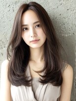 エレノア トーキョー 恵比寿(ELEANOAH TOKYO)&nbsp;暗めカラー前髪長めフェイスフレーミングパーマ