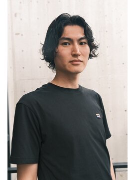ブークル(boucle) ニュアンスパーマ　サーフカール　ミディアムウルフ