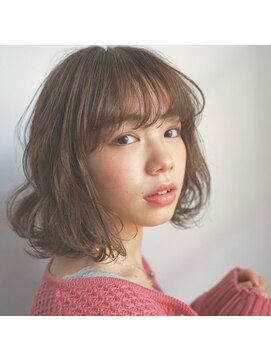 アスティブランシュ(Asti blanche) 【Asti blanche】 カールが可愛いボブスタイル＊